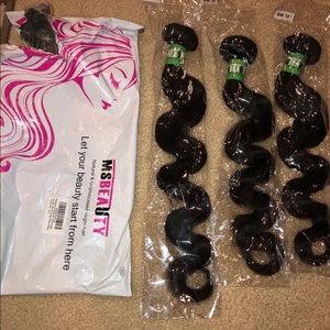 100%virgin human hair extension bundle 18/20/22